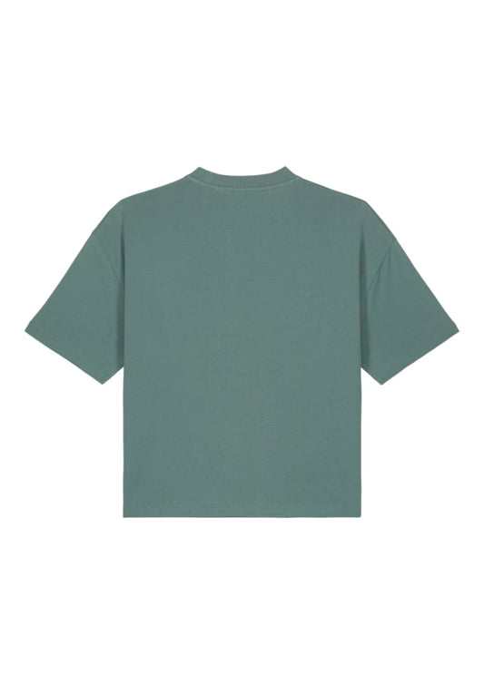 Camiseta Oversized Corta Verde
