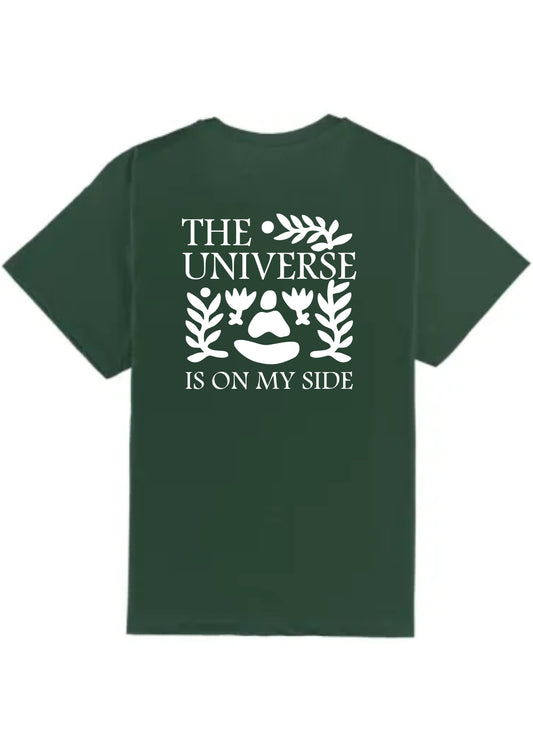 Camiseta Oversized Verde Oscuro