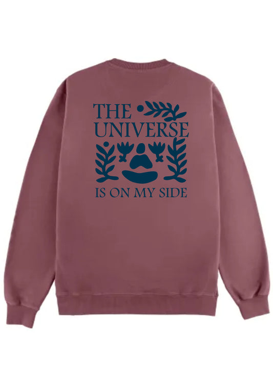 Sudadera Regular Fit - Burdeos Empolvado