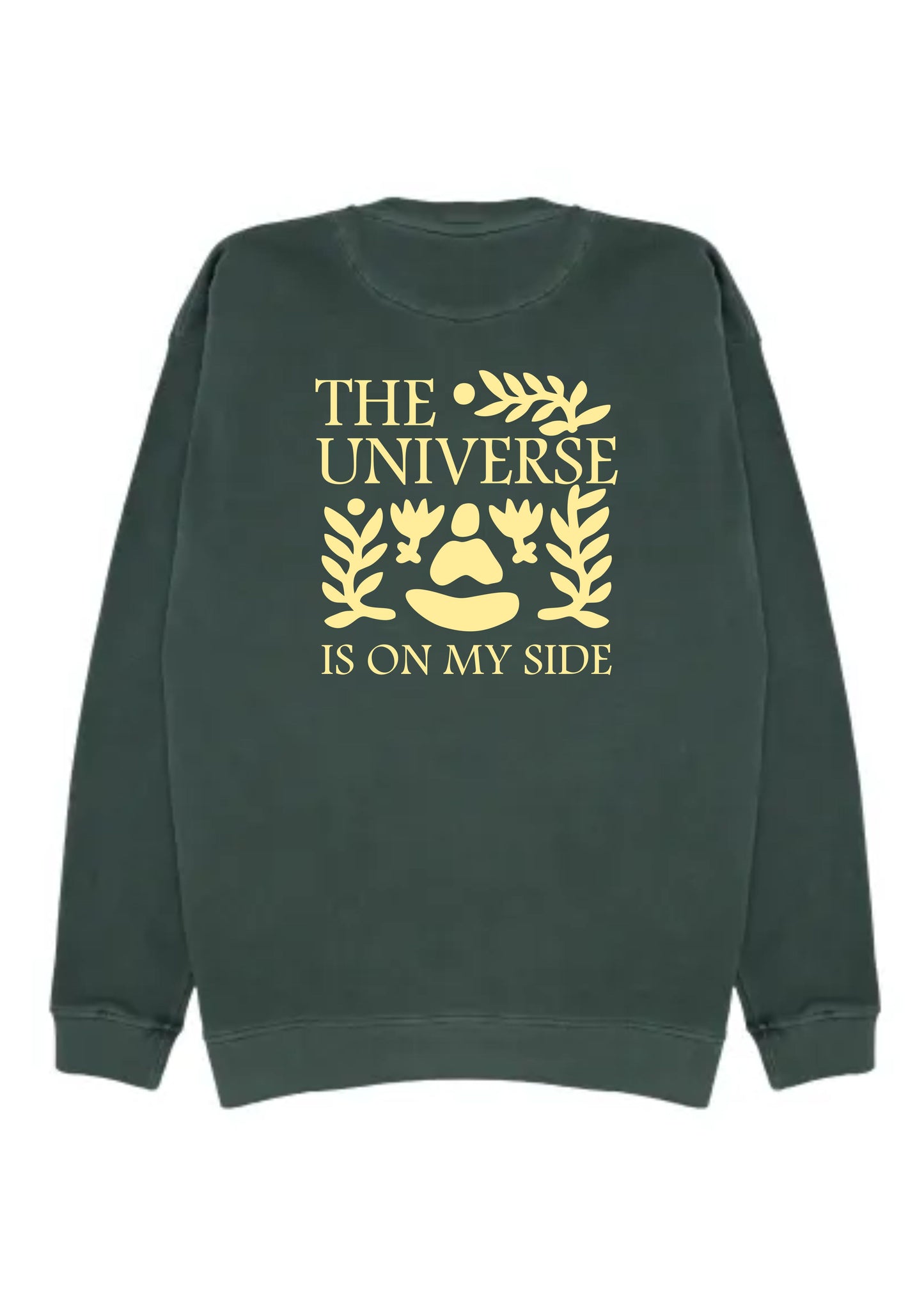 Sudadera Oversized Verde Oscuro