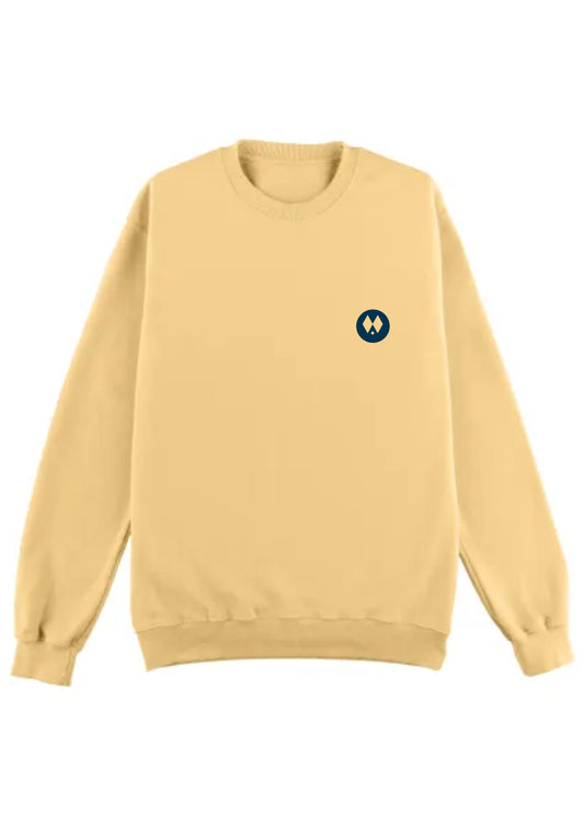 Sudadera Regular Fit Mostaza