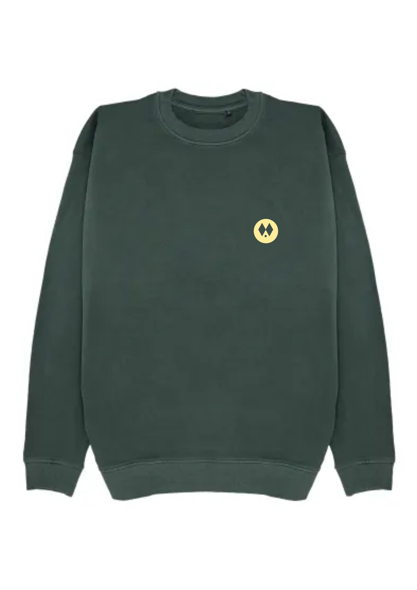 Sudadera Oversized Verde Oscuro