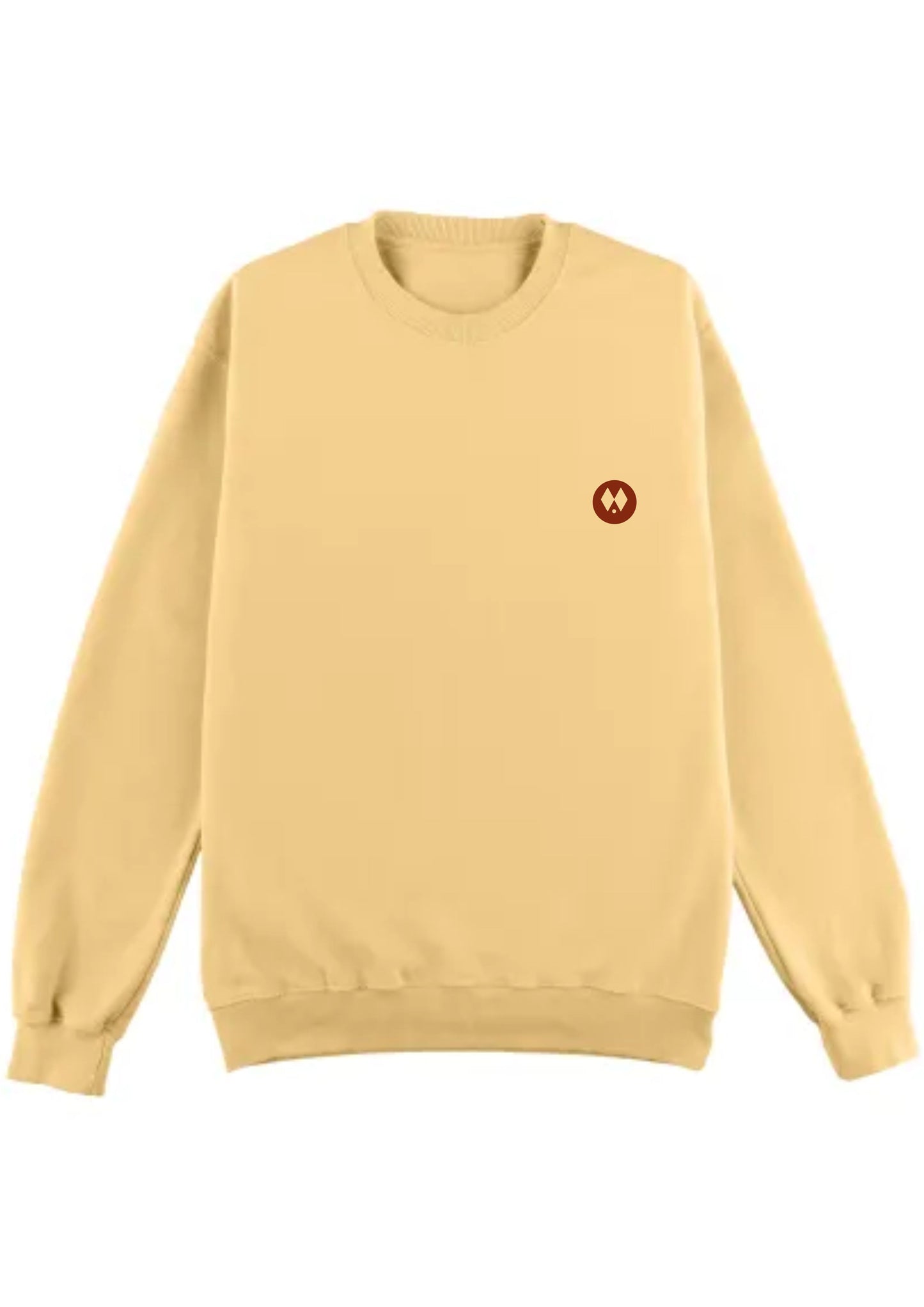 Sudadera Regular Fit Mostaza