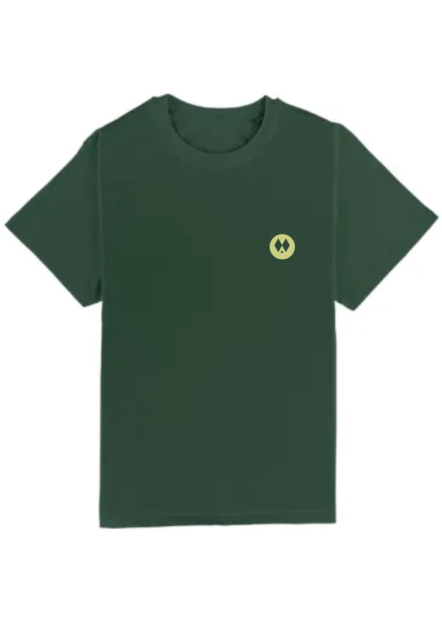 Camiseta Oversized Verde Oscuro