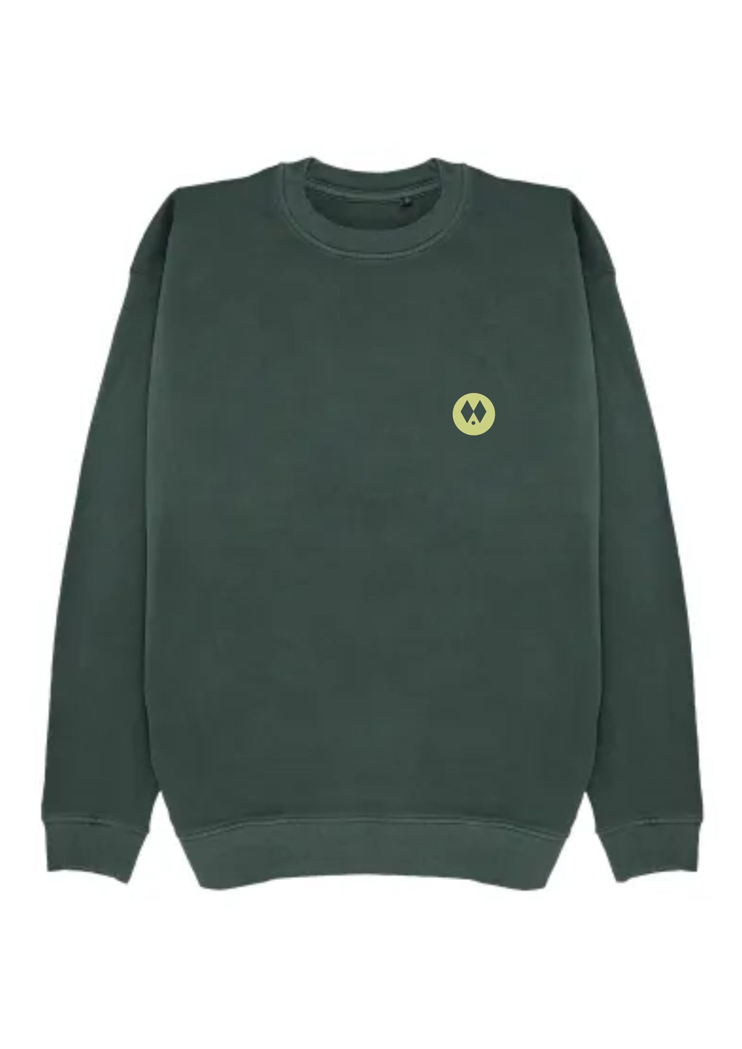 Sudadera Oversized Verde Oscuro