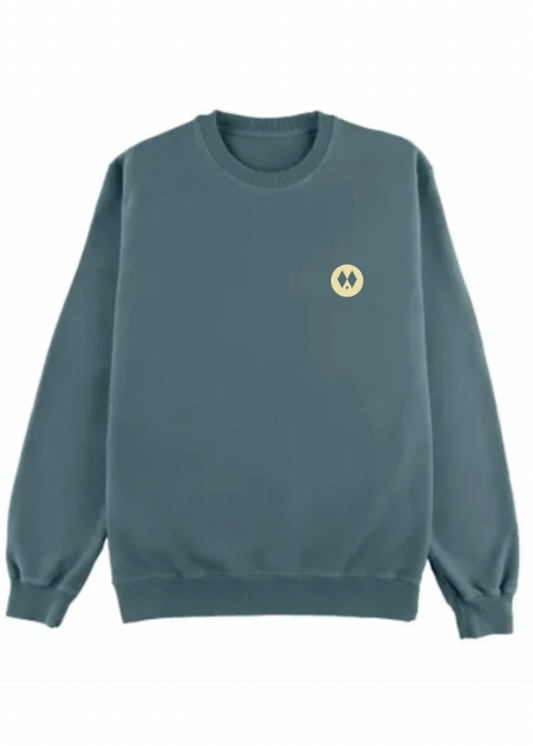 Sudadera Regular Fit Verde Oscuro