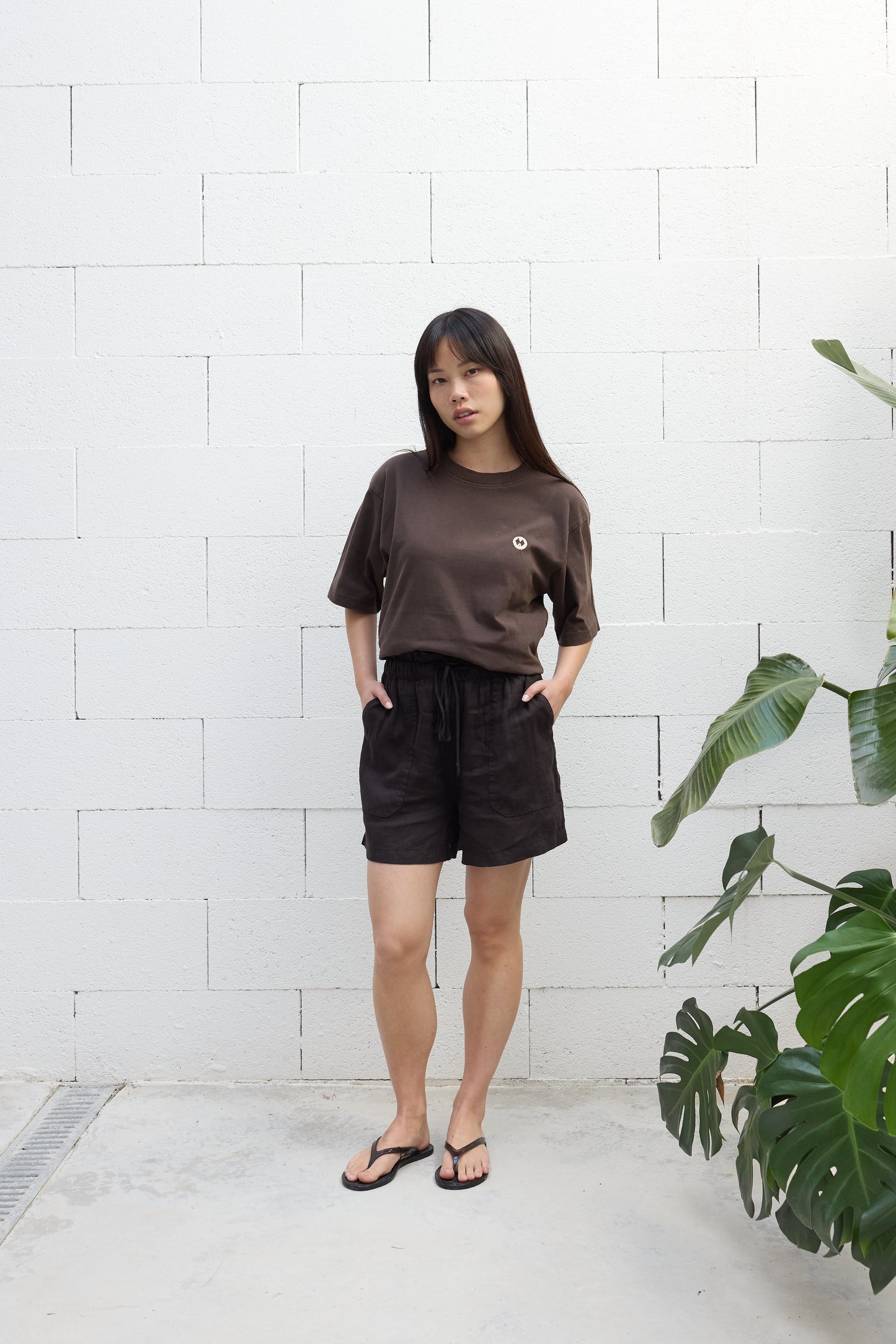 Camiseta Oversized Chocolate