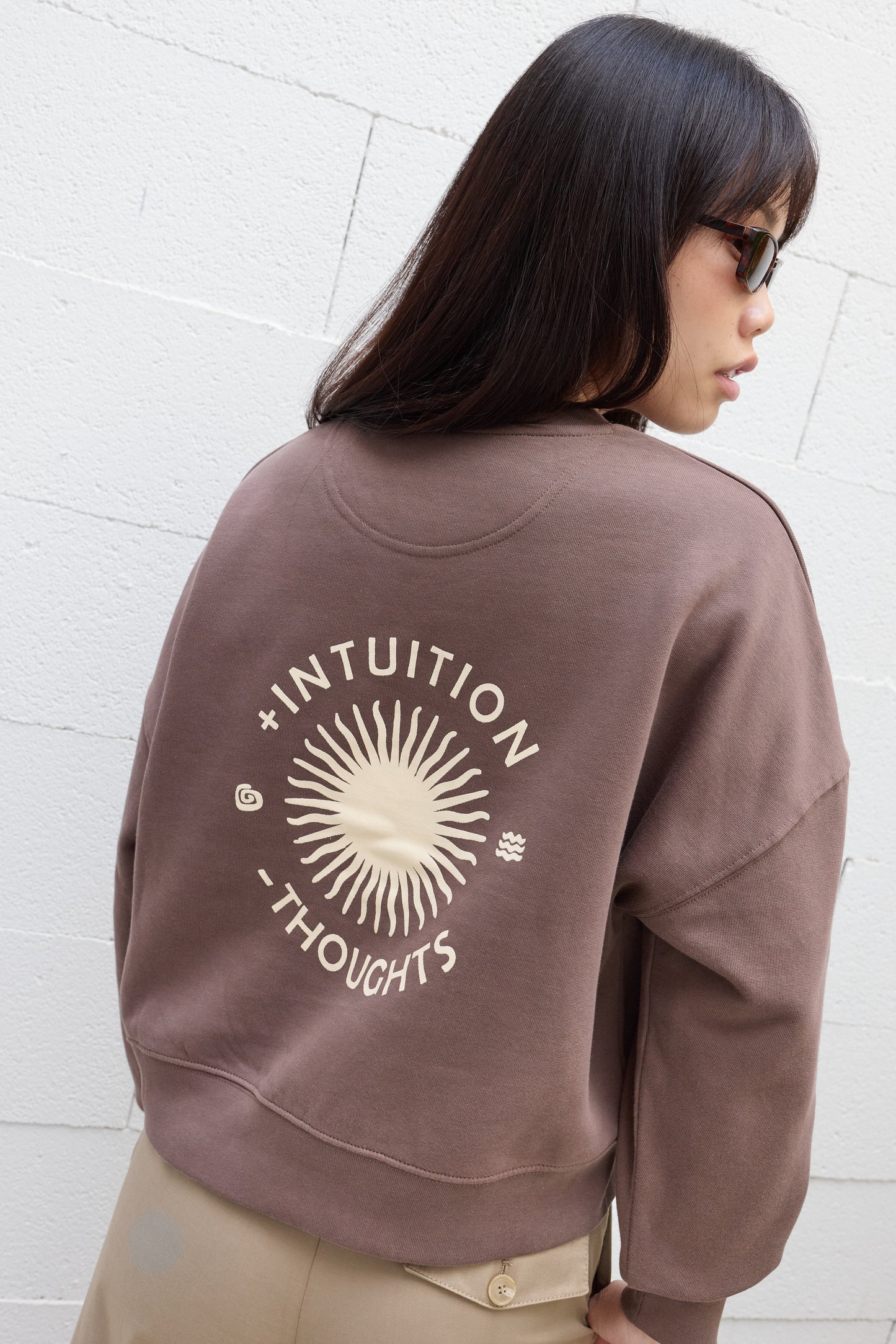 Sudadera Relaxed Fit Mocha