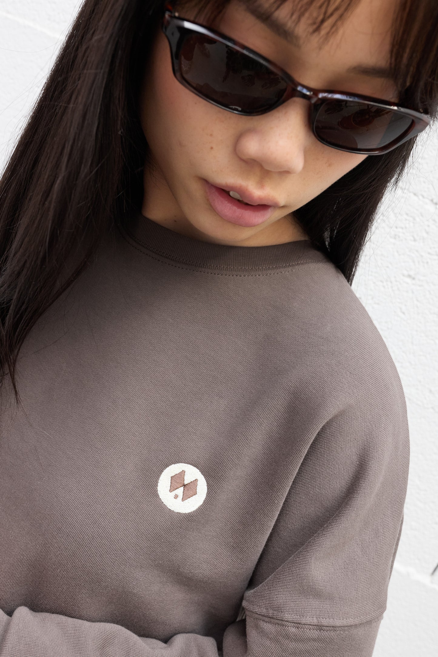 Sudadera Relaxed Fit Mocha