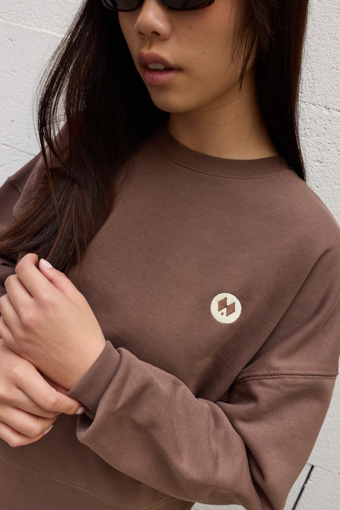 Sudadera Relaxed Fit Mocha