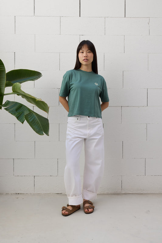 Camiseta Relaxed Fit Verde