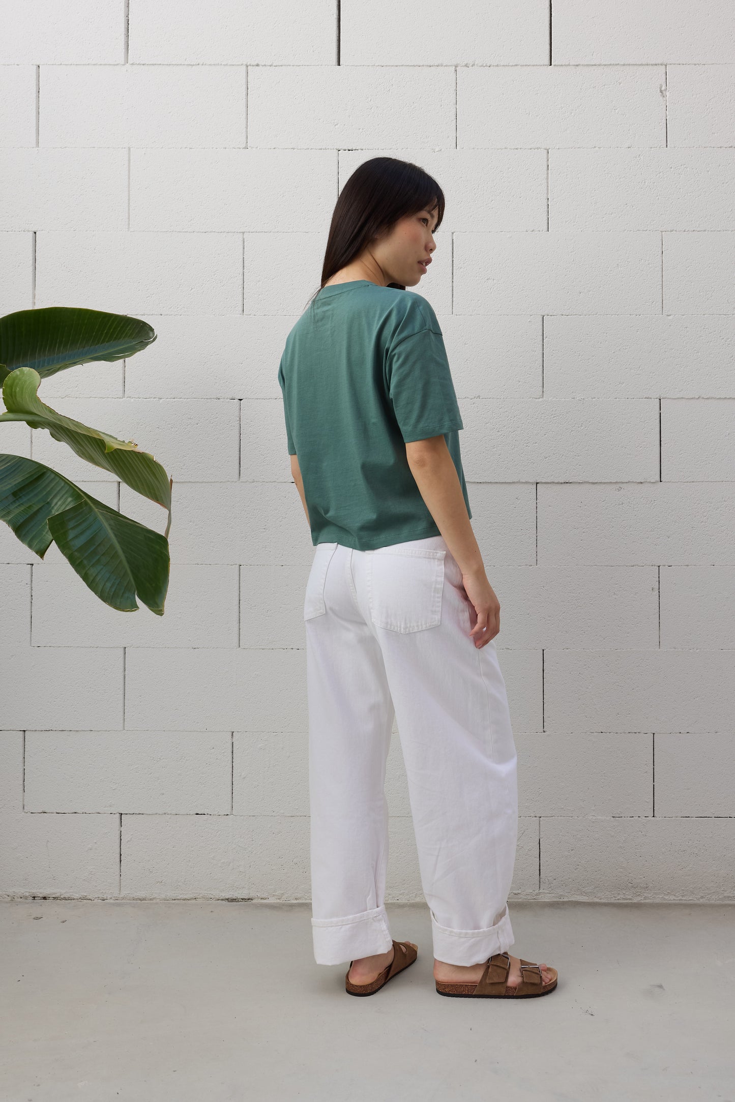 Camiseta Relaxed Fit Verde
