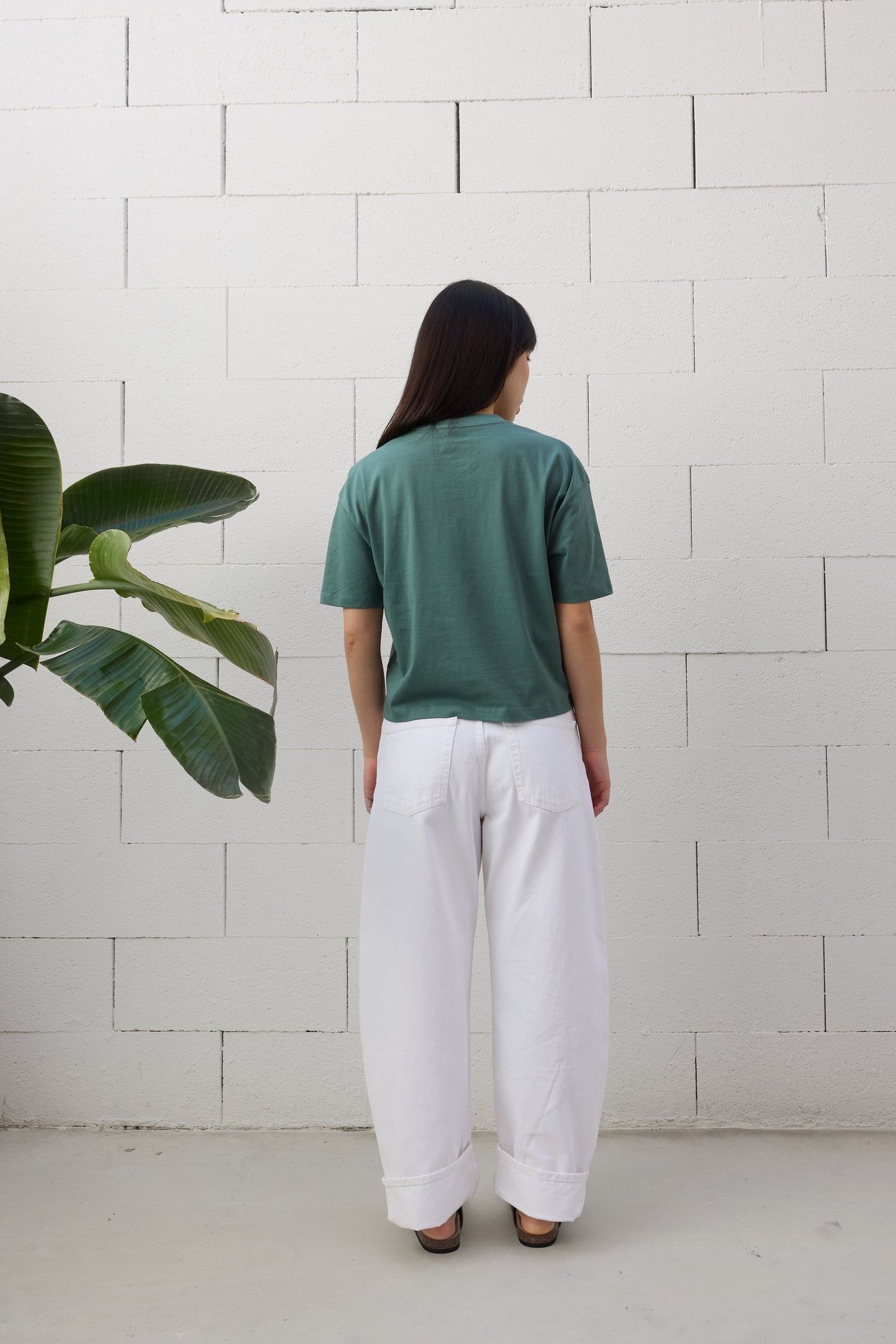 Camiseta Relaxed Fit Verde