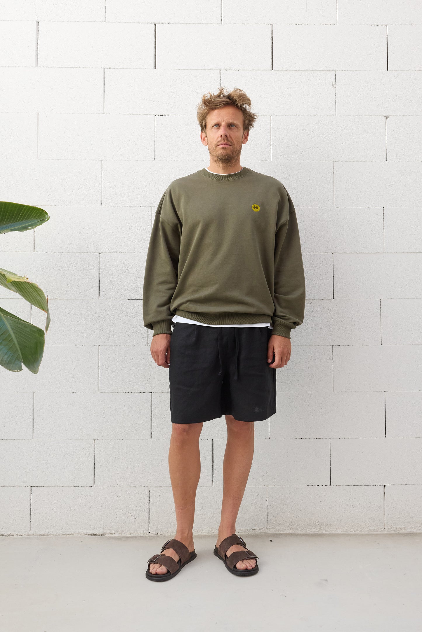 Sudadera Oversized Kahki