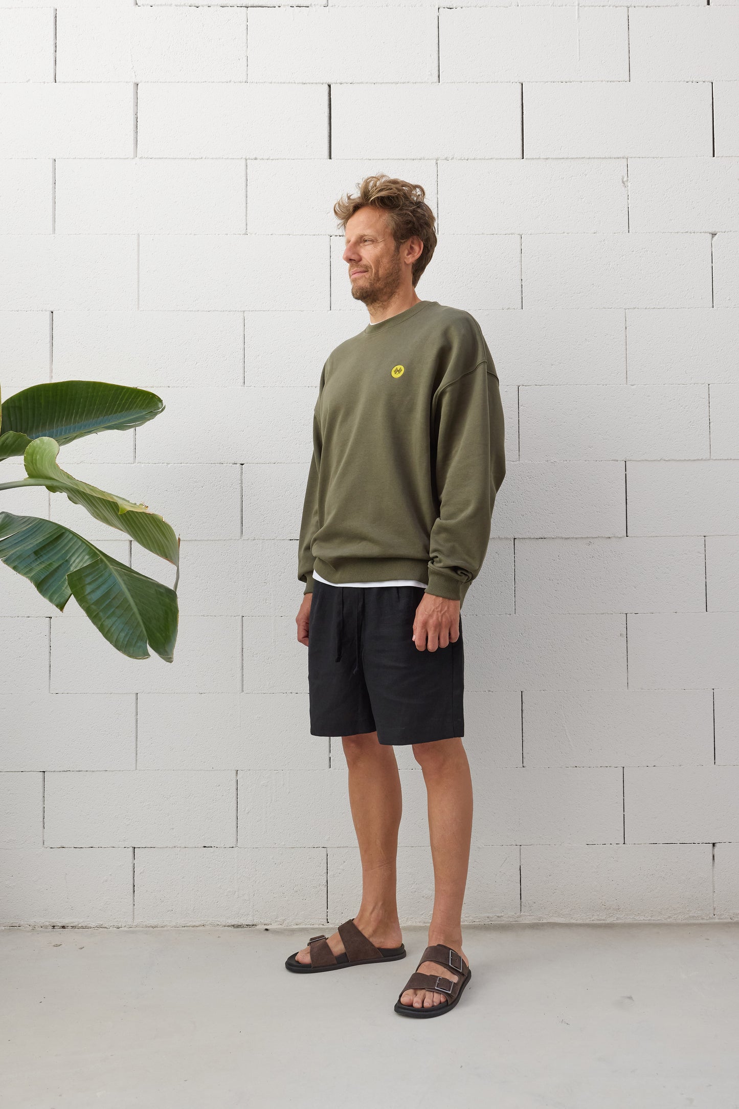 Sudadera Oversized Kahki