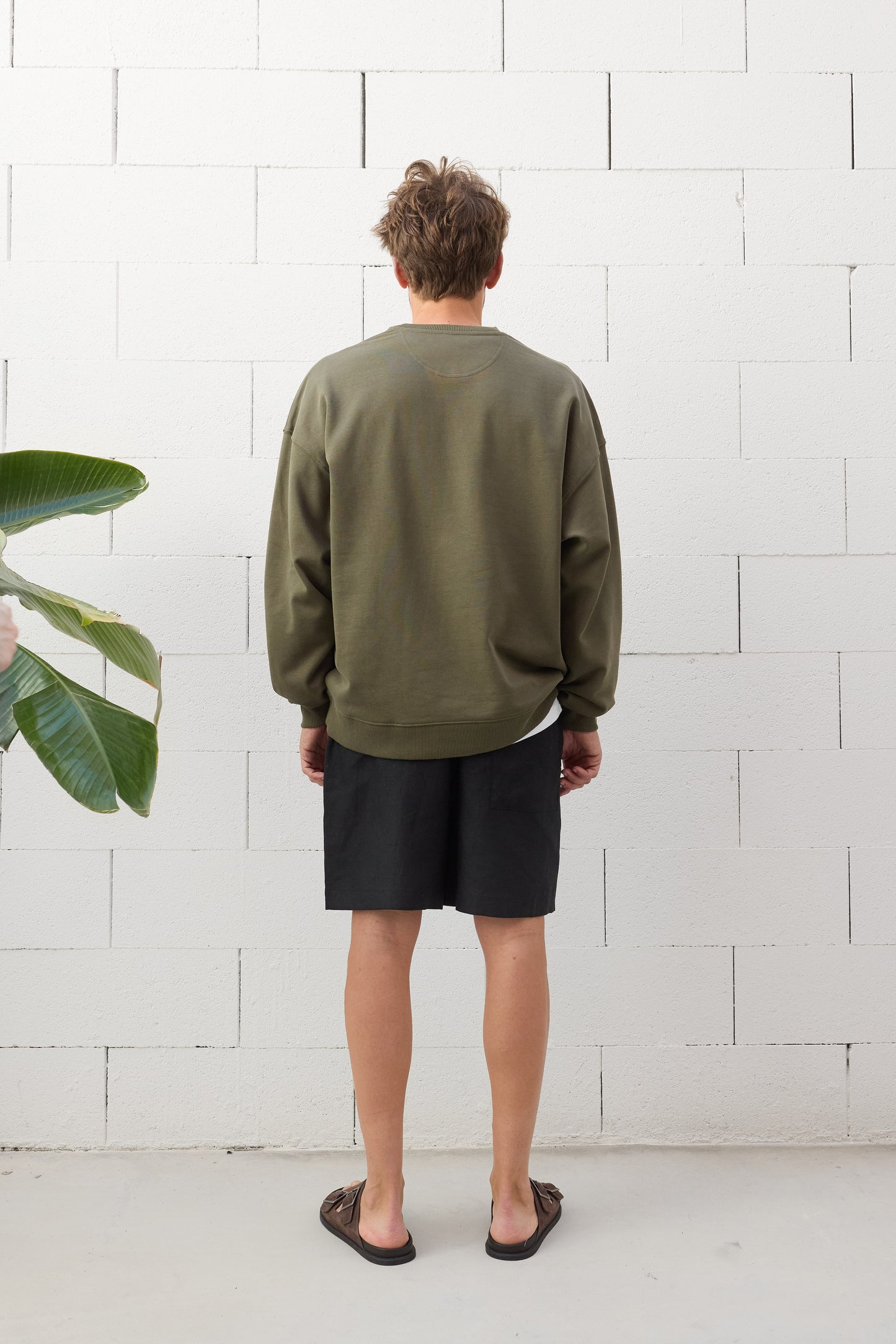 Sudadera Oversized Kahki
