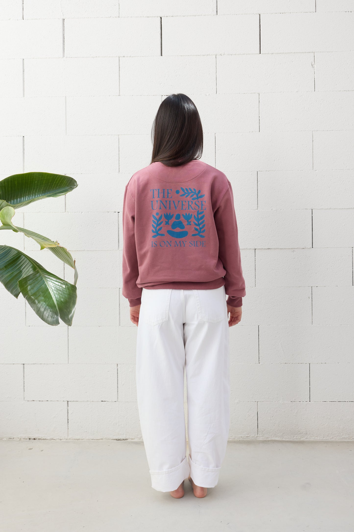 Sudadera Regular Fit - Burdeos Empolvado