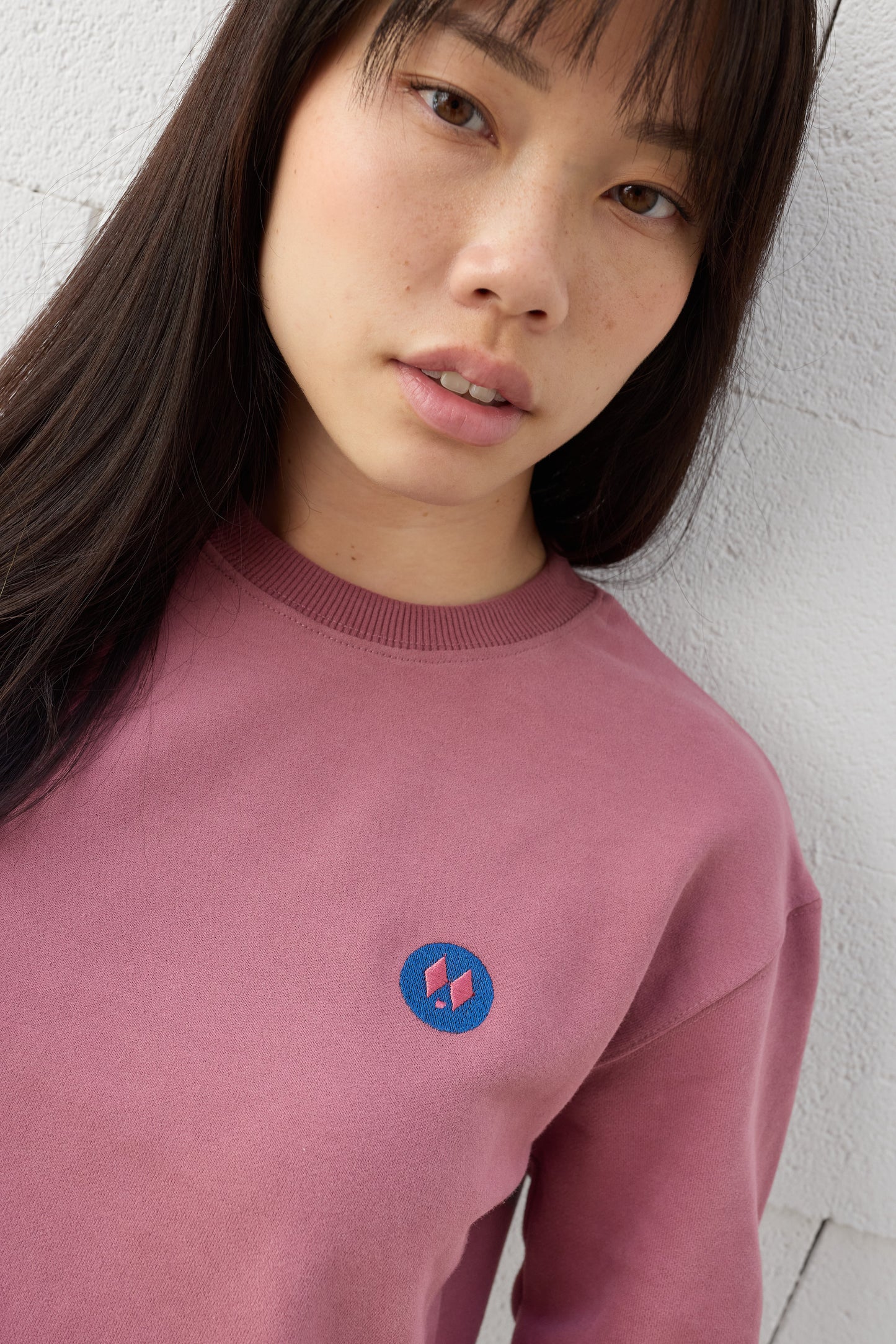 Sudadera Regular Fit Burdeos Empolvado