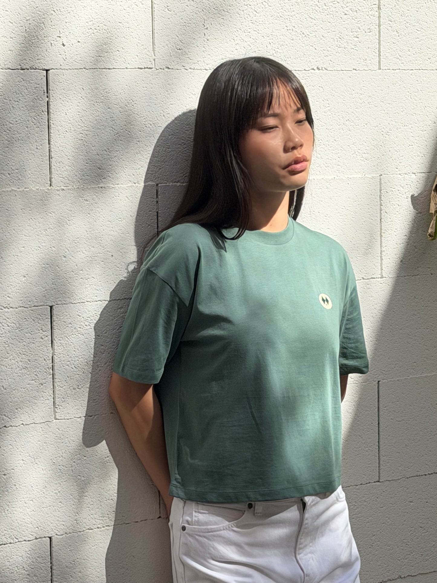 Camiseta Relaxed Fit Verde