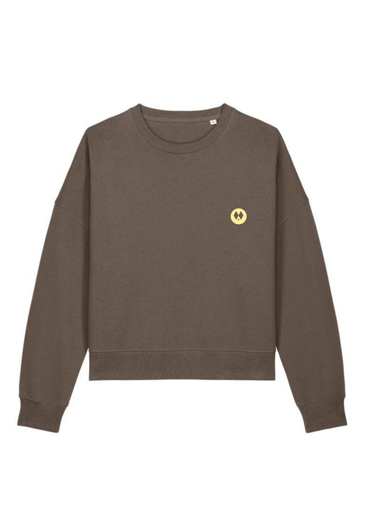 Sudadera Relaxed Fit Mocha