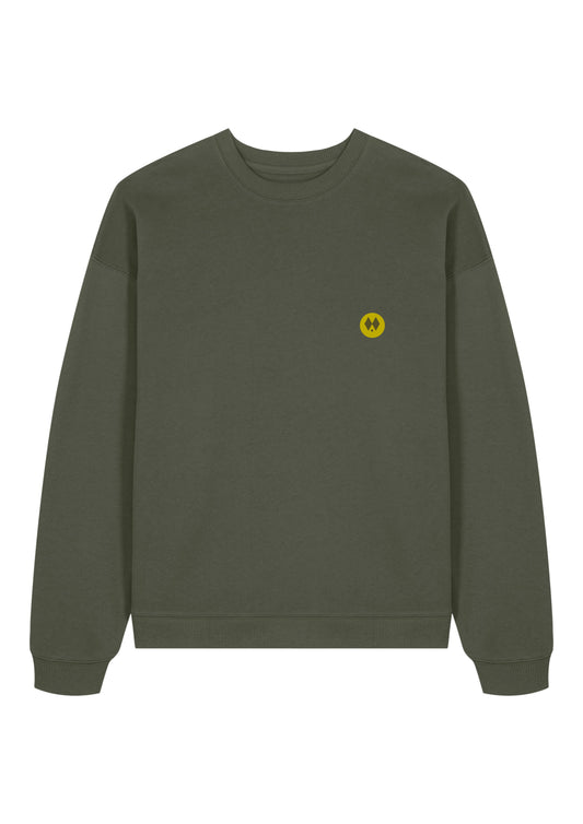 Sudadera Oversized Kahki